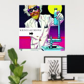 Professor WISSENSCHAFT LABRADOR SO. Bearbeitbarer  Poster (Heimbüro)