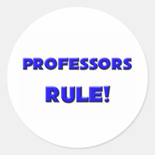 Professoren Rule! Runder Aufkleber