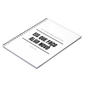 Profetizando - caderno personalizado notizblock (Linke Seite)