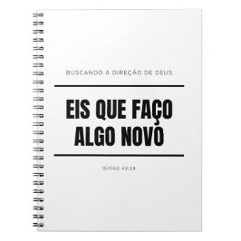 Profetizando - caderno personalizado notizblock
