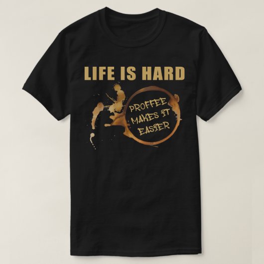 Proffeinprotein und Kaffee238 T-Shirt (Design vorne)