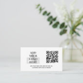 PROFFESSIONELLE LOGO-DESIGN QRCODE-VORLAGE VISITENKARTE (Stehend Vorderseite)