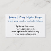 Profil-/Befürwortungskarte Visitenkarte (Rückseite)