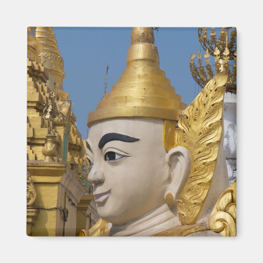 Profil der Buddha-Statue Magnet (Vorne)