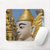 Profil der Buddha-Statue Mousepad (Mit Mouse)