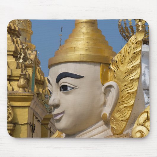 Profil der Buddha-Statue Mousepad (Vorne)