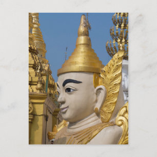 Profil der Buddha-Statue Postkarte