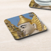 Profil der Buddha-Statue Untersetzer (Linke Seite)