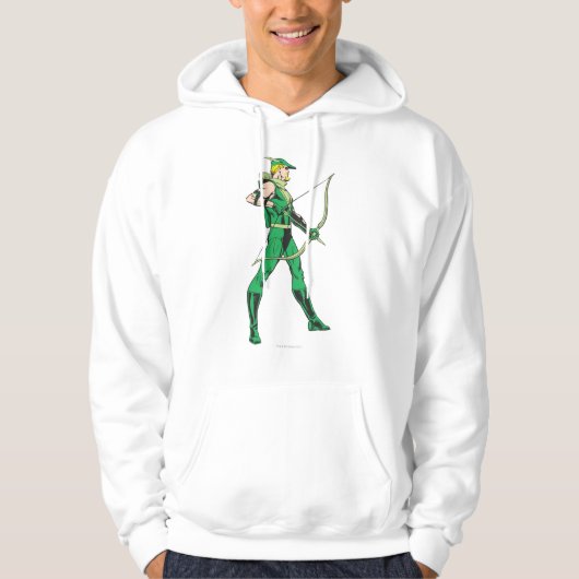 Profil der grünen Pfeil Hoodie (Vorderseite)
