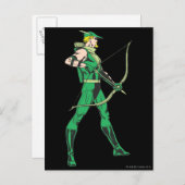 Profil der grünen Pfeil Postkarte (Vorne/Hinten)