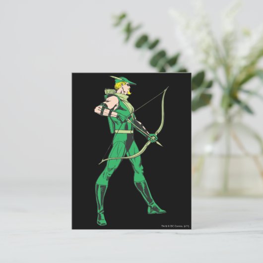 Profil der grünen Pfeil Postkarte (Stehend Vorderseite)