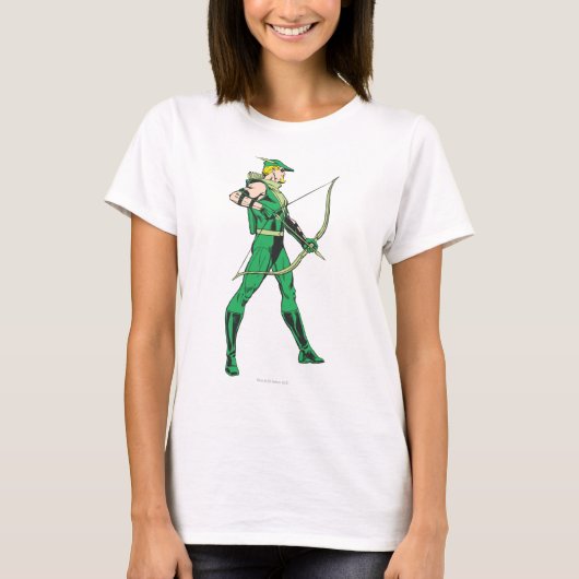 Profil der grünen Pfeil T-Shirt (Vorderseite)