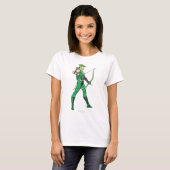 Profil der grünen Pfeil T-Shirt (Vorne ganz)
