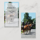 Profil der montierten Polizei Visitenkarte (Vorne/Hinten)