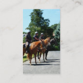 Profil der montierten Polizei Visitenkarte (Rückseite)