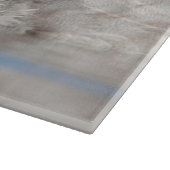 Profil der weiblichen Canvasback-Ente Schneidebrett (Ecke)