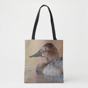 Profil der weiblichen Canvasback-Ente Tasche