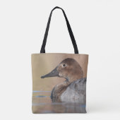 Profil der weiblichen Canvasback-Ente Tasche (Rückseite)