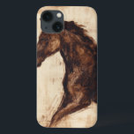 Profil des braunen Wildpferdes iPhone 13 Hülle<br><div class="desc">Die Schönheit dieses dunklen Pferdes wird perfekt durch zwei einfache Farben eingefangen: Braun und Beige und die Schärfe der Farbe, die in diesem Bild verwendet wird, macht es noch realistischer. Dieser zeitgenössische Kunstdruck, der ein Profil eines braunen Hengstes darstellt, verleiht jedem Wohnzimmer, Esszimmer oder Schlafzimmer Charakter.</div>