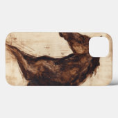 Profil des braunen Wildpferdes Case-Mate iPhone Hülle (Rückseite (Horizontal))