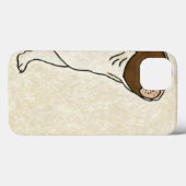 Profil des französischen Bulldog-Suchens Case-Mate iPhone Hülle (Rückseite (Horizontal))