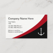 Profil des Geschäftsbetriebs Nautik Visitenkarte (Vorderseite)