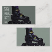 Profil des Inline-Skateschuhes Visitenkarte (Vorne/Hinten)