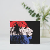 Profil des Schlafzimmers Postkarte (Stehend Vorderseite)