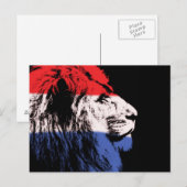 Profil des Schlafzimmers Postkarte (Vorne/Hinten)