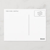 Profil des Soldaten Postkarte (Rückseite)
