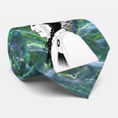 Profil des systemeigenen Amerikanischen Ureinwohne Krawatte (Gerollt)