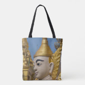 Profil einer Buddha-Statue Tasche (Rückseite)