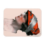 Profil einer Frau Magnet (Horizontal)