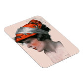Profil einer Frau Magnet (Rechte Seite)