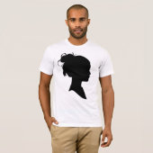 Profil einer Frau T-Shirt (Vorne ganz)