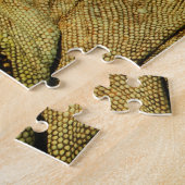 Profil einer grünen Iguana Puzzle (Seite)