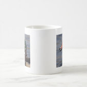 Profil einer Holzente Kaffeetasse (Mittel)