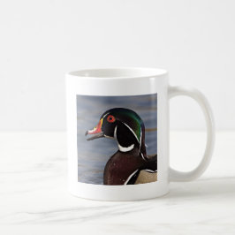 Profil einer Holzente Kaffeetasse