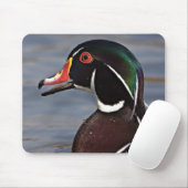Profil einer Holzente Mousepad (Mit Mouse)