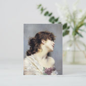 Profil einer jungen Frau von Giovanni Boldini Postkarte (Stehend Vorderseite)