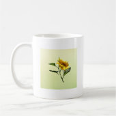 Profil einer SonnenblumeKaffeepause-Tasse Kaffeetasse (Links)