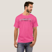 Profil einer Testarossa der ersten Serie T-Shirt (Vorne ganz)