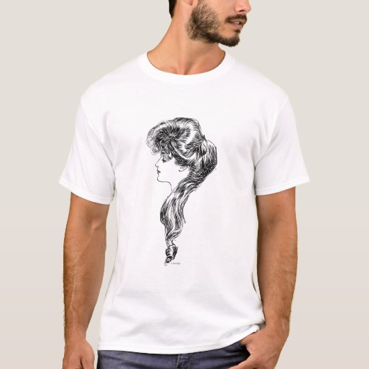 Profil eines Gibson-Mädchens, 1903 T-Shirt (Vorderseite)