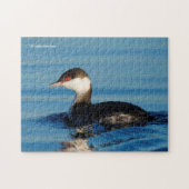 Profil eines Horned Grebe Puzzle (Horizontal)