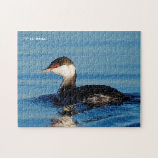 Profil eines Horned Grebe Puzzle (Horizontal)