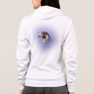 Profil eines juvenilen Peregrine-Falken Hoodie