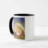 Profil eines Mädchens mit Blumen, c.1900 Tasse (Vorderseite Links)