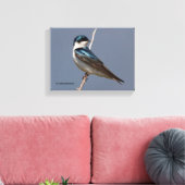 Profil eines männlichen Baumes Schlucken in der So Leinwanddruck (Insitu (Wohnzimmer))