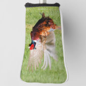 Profil eines Ring-Necked Pheasant Golf Headcover (Rotieren 90)