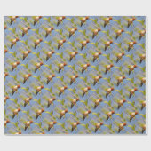 Profil eines Rufous Hummingbird Geschenkpapier (Flach)